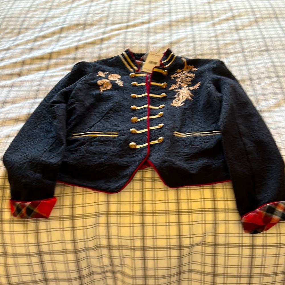 Free People Band themed blazer